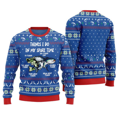 Funny Fishing Ugly Christmas Sweater