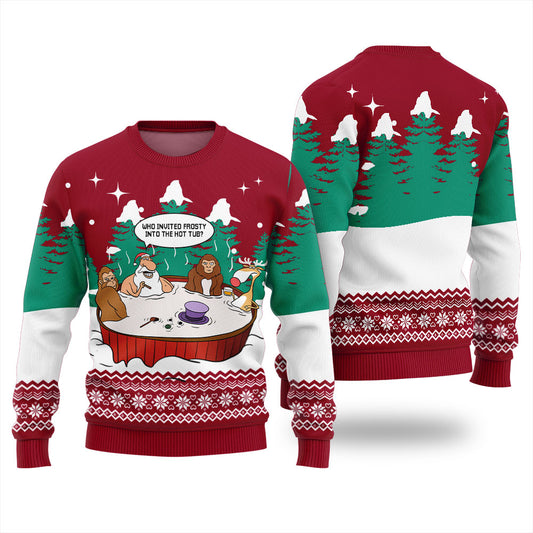 Funny Frosty Ugly Christmas Sweater