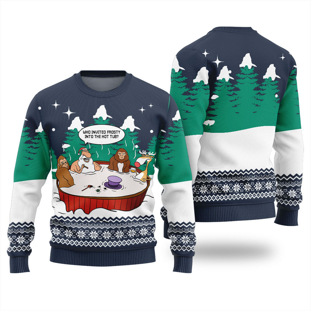 Funny Frosty Ugly Christmas Sweater