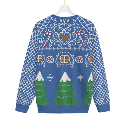 Funny Gingerbread House Plus Size Christmas Sweater