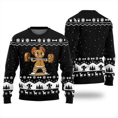 Funny Gym Ugly Christmas Sweater