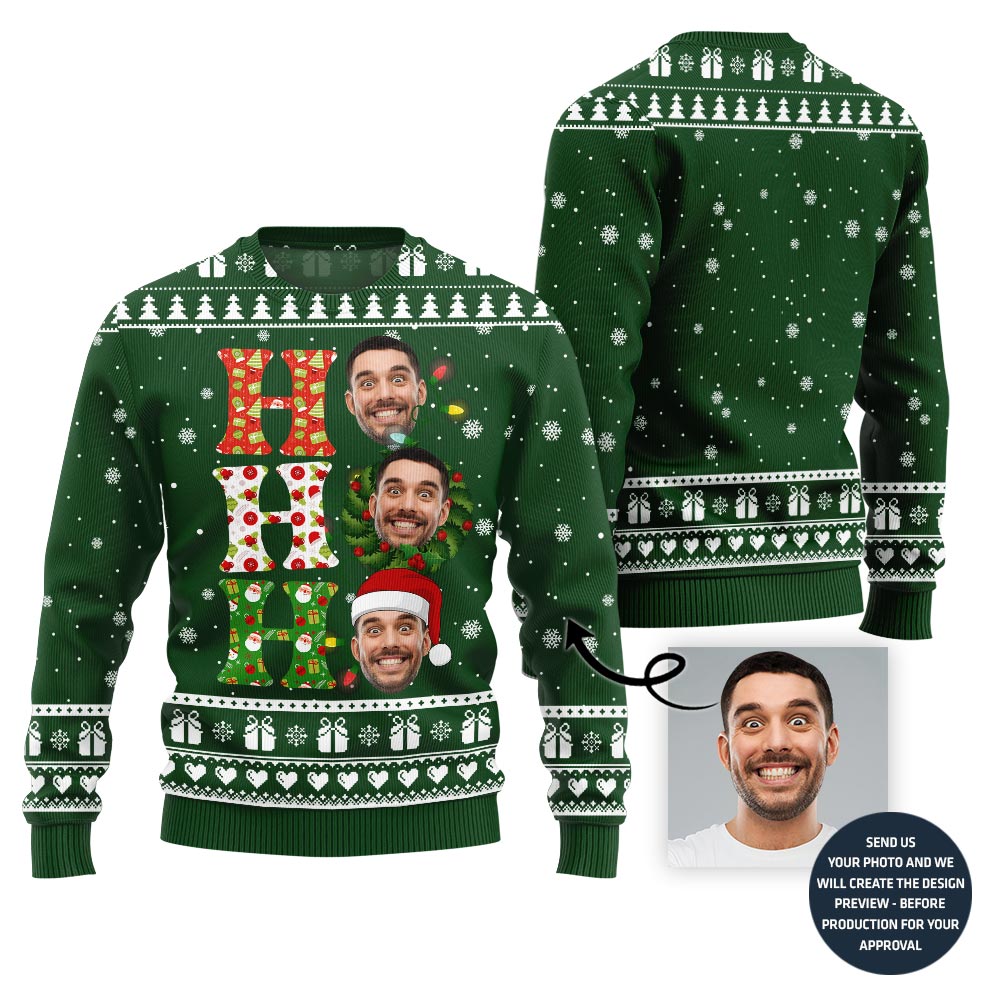 Funny HO HO HO Christmas Sweater