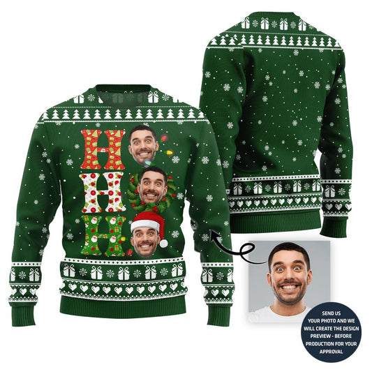 Funny HO HO HO Christmas Sweater