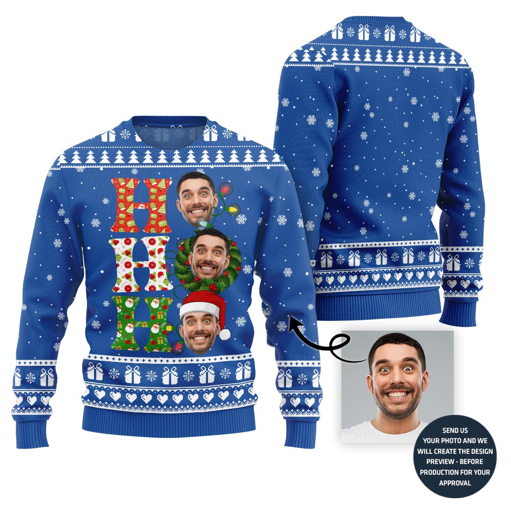 Funny HO HO HO Christmas Sweater