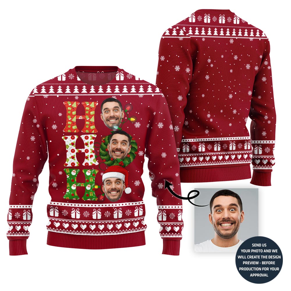 Funny HO HO HO Christmas Sweater