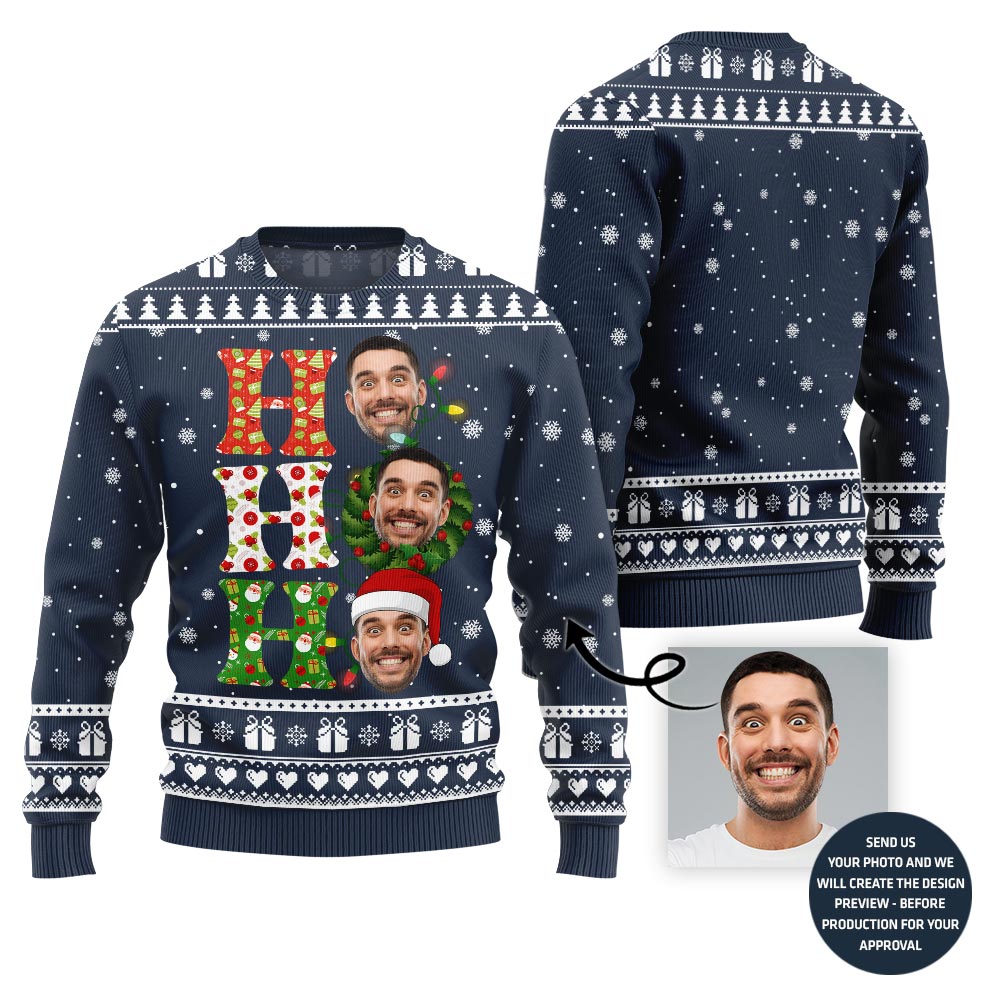 Funny HO HO HO Christmas Sweater