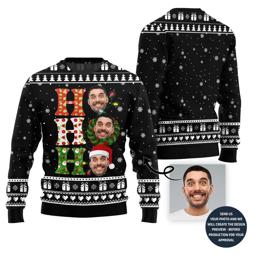 Funny HO HO HO Christmas Sweater