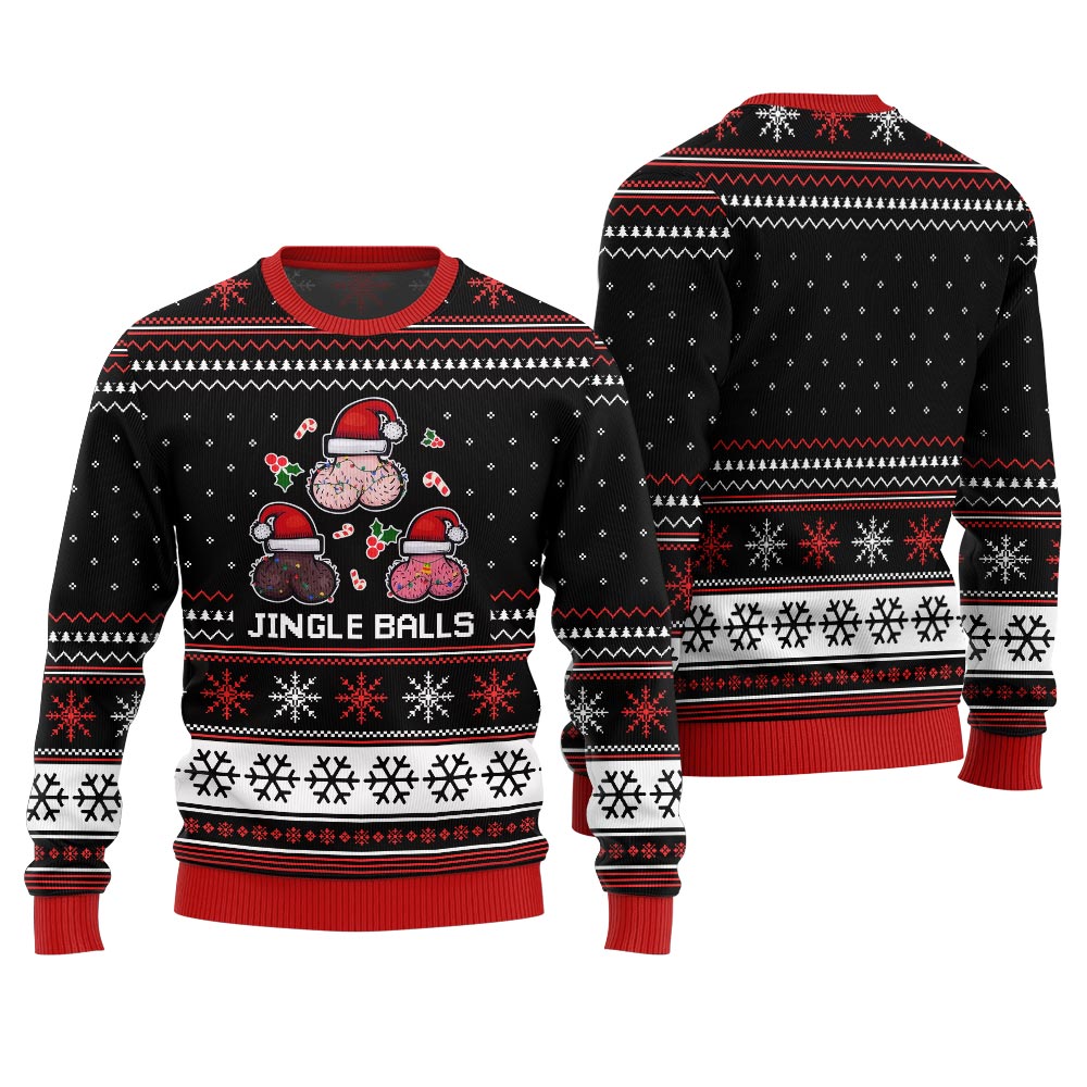 Funny Jingle Balls Ugly Christmas Sweater