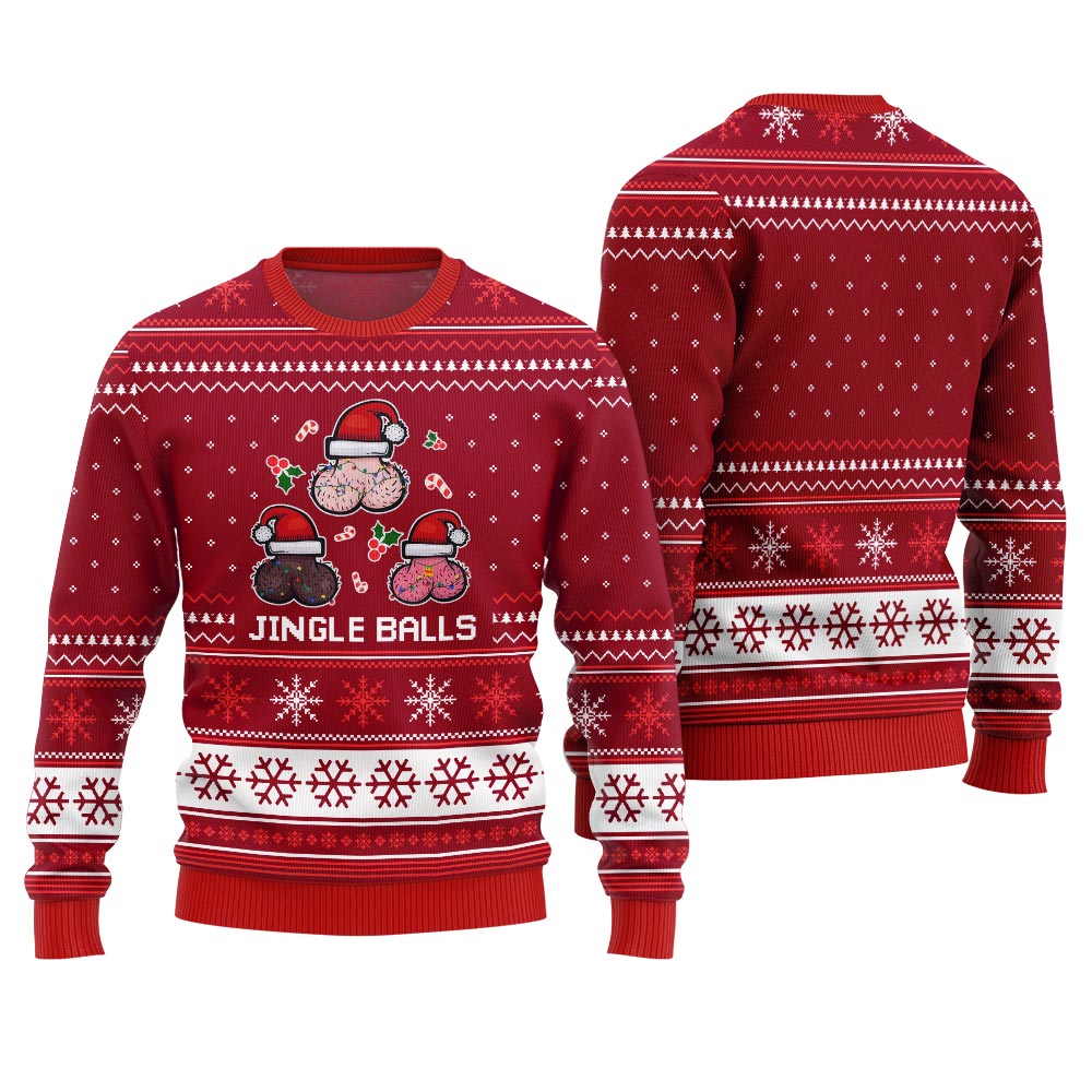 Funny Jingle Balls Ugly Christmas Sweater