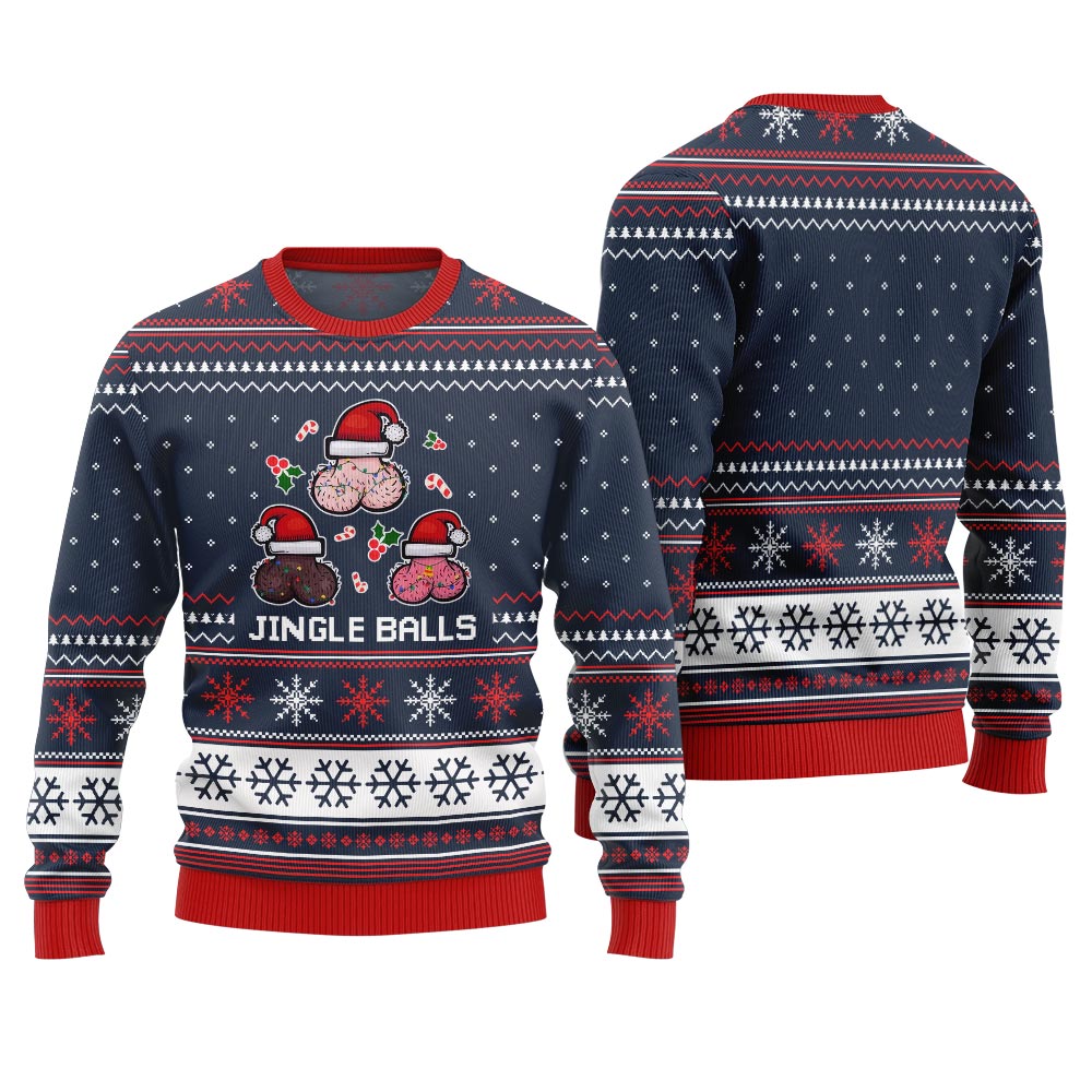 Funny Jingle Balls Ugly Christmas Sweater