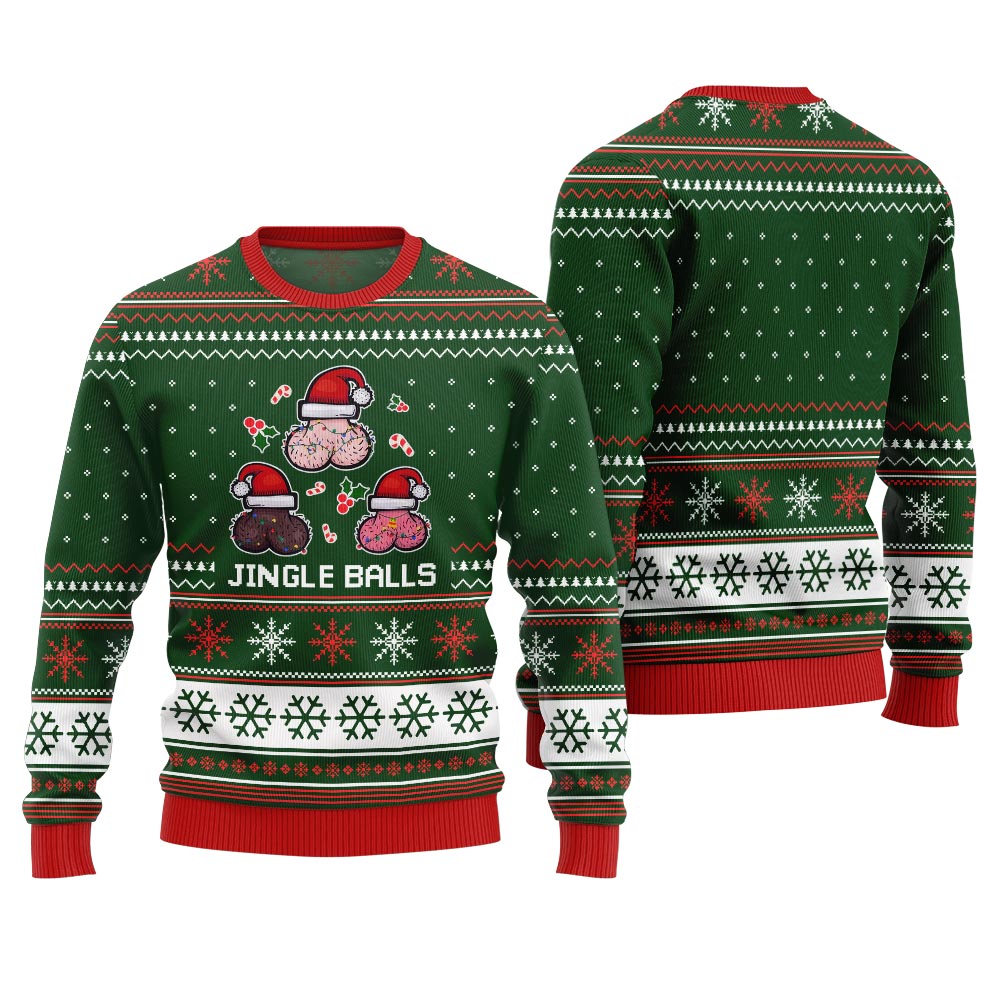 Funny Jingle Balls Ugly Christmas Sweater