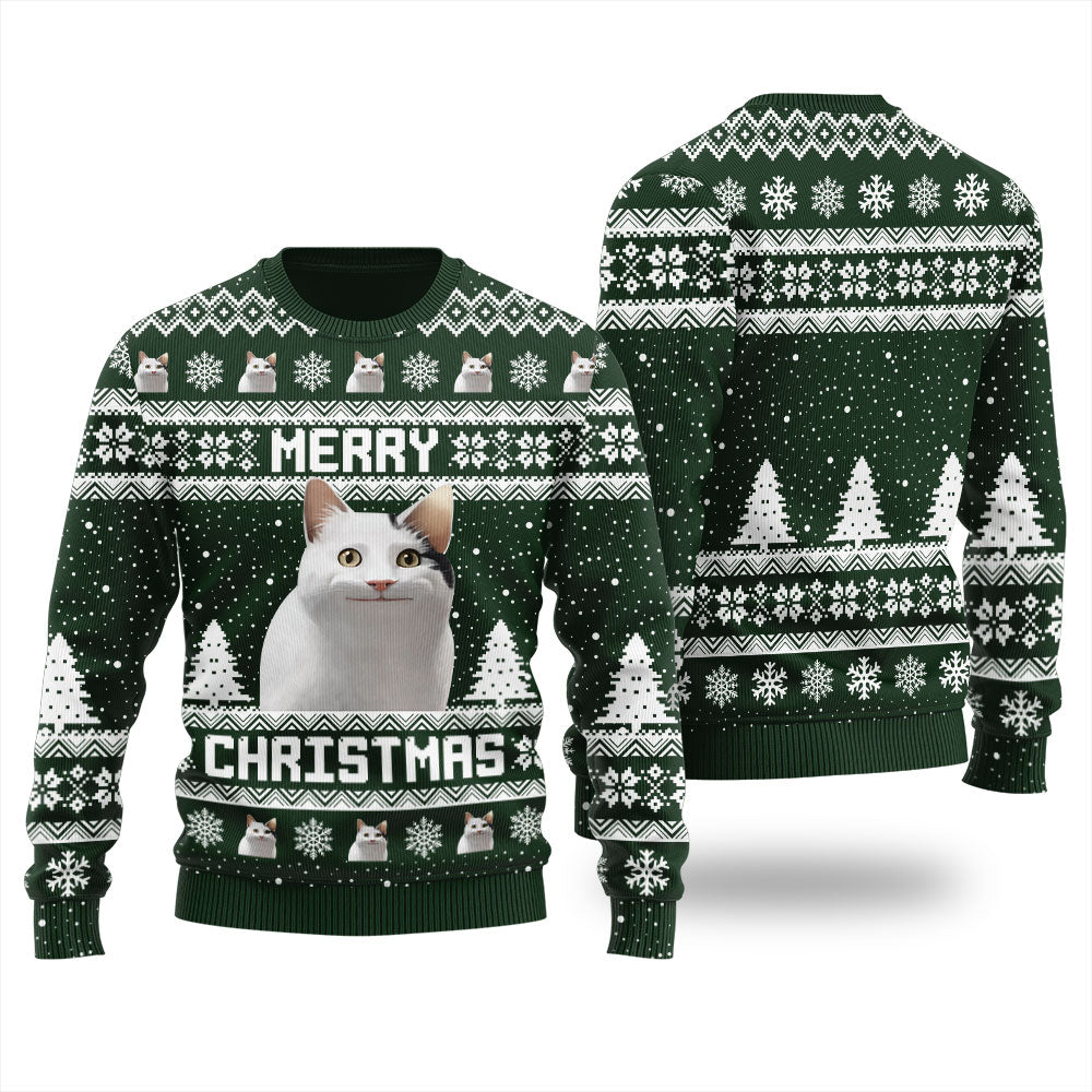 Funny Meowy Christmas Sweater