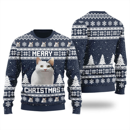 Funny Meowy Christmas Sweater