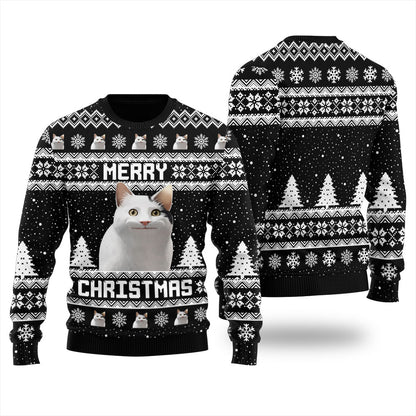 Funny Meowy Christmas Sweater