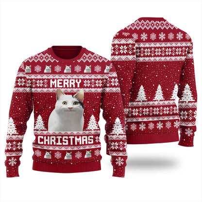 Funny Meowy Christmas Sweater