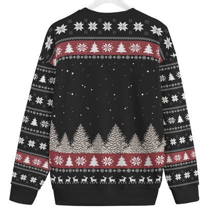 Funny Ninja Gingerbread Big And Tall Ugly Christmas Sweater