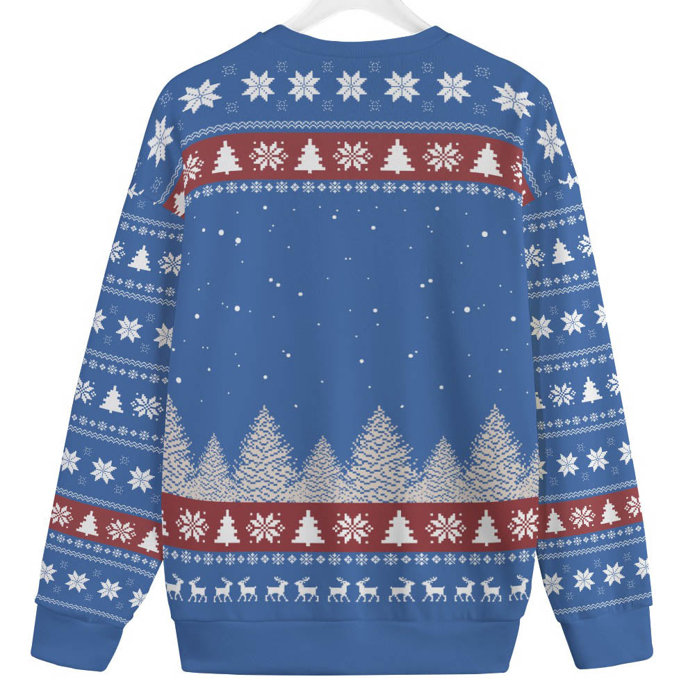 Funny Ninja Gingerbread Big And Tall Ugly Christmas Sweater