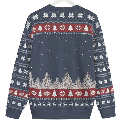 Funny Ninja Gingerbread Big And Tall Ugly Christmas Sweater