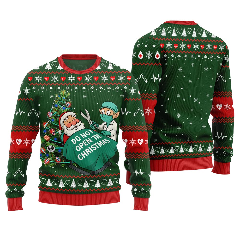 Funny Nurse Ugly Christmas Sweater