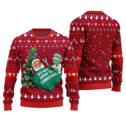 Funny Nurse Ugly Christmas Sweater