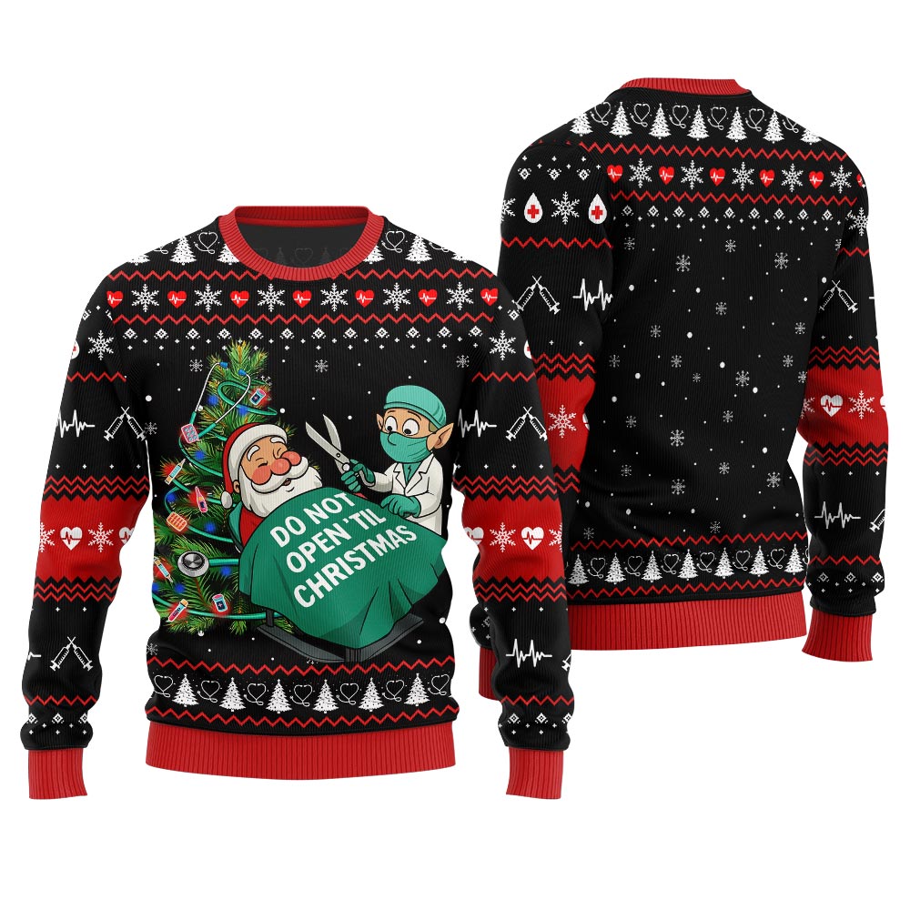 Funny Nurse Ugly Christmas Sweater