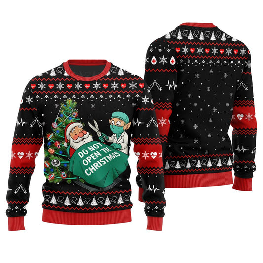 Funny Nurse Ugly Christmas Sweater