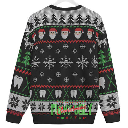 Funny Oral And Maxillofacial Surgeon Ugly Christmas Sweater Black
