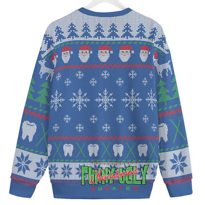 Funny Oral And Maxillofacial Surgeon Ugly Christmas Sweater Royal