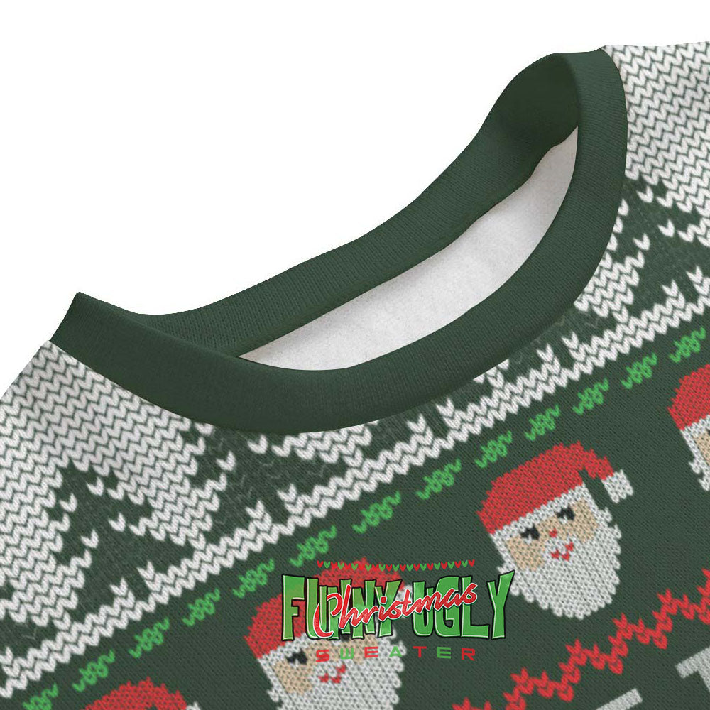 Funny Oral And Maxillofacial Surgeon Ugly Sweater Forest Green