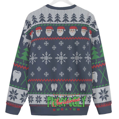 Funny Oral And Maxillofacial Surgeon Ugly Sweater Navy