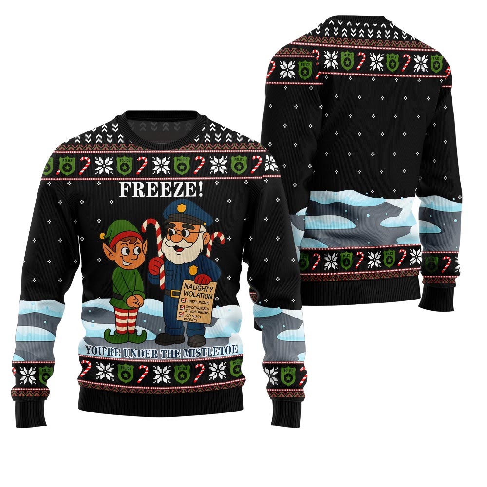 Funny Police Christmas Sweater