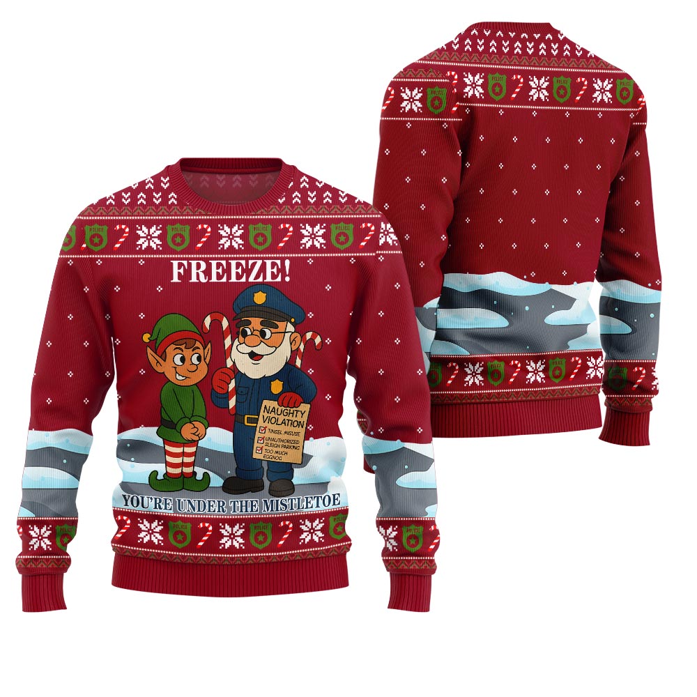 Funny Police Christmas Sweater