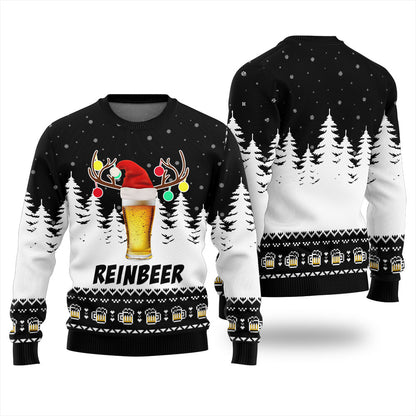 Funny Reinbeer Ugly Christmas Sweater