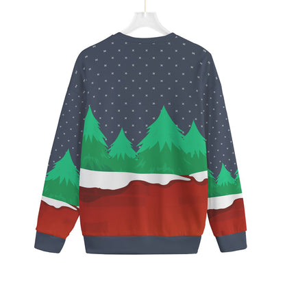 Funny Santa Inappropriate Ugly Christmas Sweater Womens Plus Size