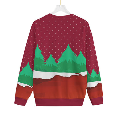 Funny Santa Inappropriate Ugly Christmas Sweater Womens Plus Size