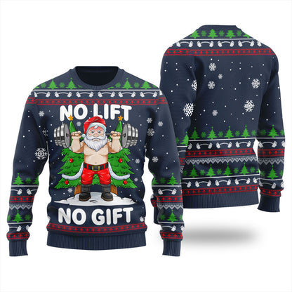 Funny Santa Squatting Ugly Sweater For Men