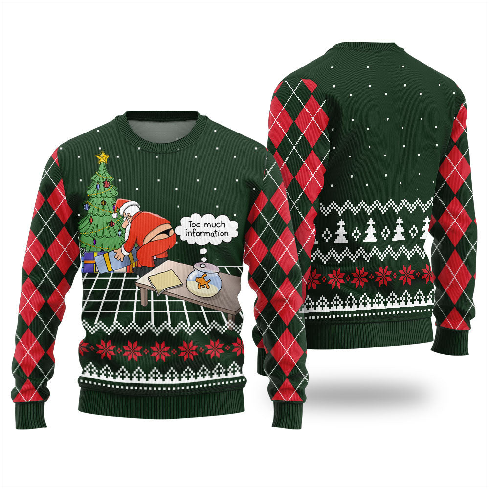 Funny Secret Santa Giving Gifts Ugly Holiday Sweater