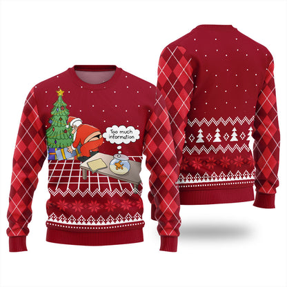 Funny Secret Santa Giving Gifts Ugly Holiday Sweater