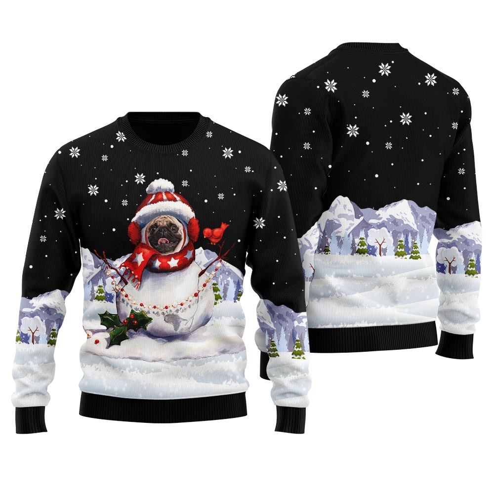 Snowman Custom Pet With Picture Women's Christmas Sweater