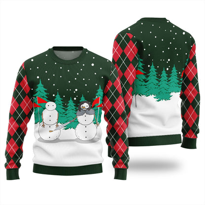 Funny Snowman Ugly Christmas Sweater For Men