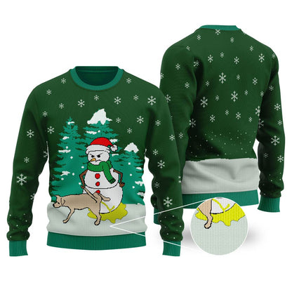 Funny Snowman Ugly Christmas Sweaters