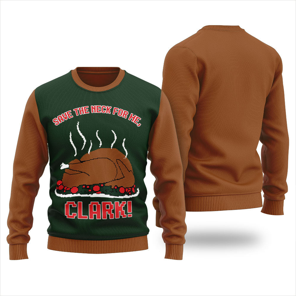 Funny Turkey Christmas Vacation Thanksgiving Sweater For Women