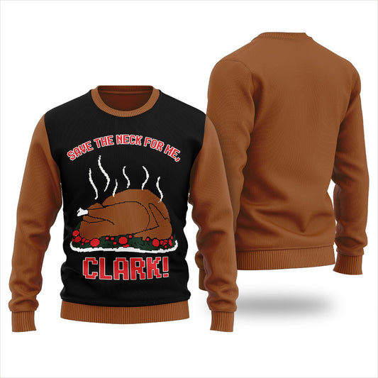 Funny Turkey Christmas Vacation Thanksgiving Sweater For Women