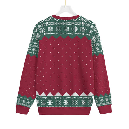 Funny Woman Yelling At A Cat Meme Plus Size Christmas Sweater Adults