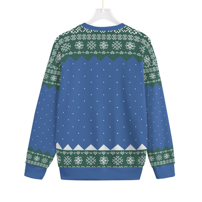 Funny Woman Yelling At A Cat Meme Plus Size Christmas Sweater Adults