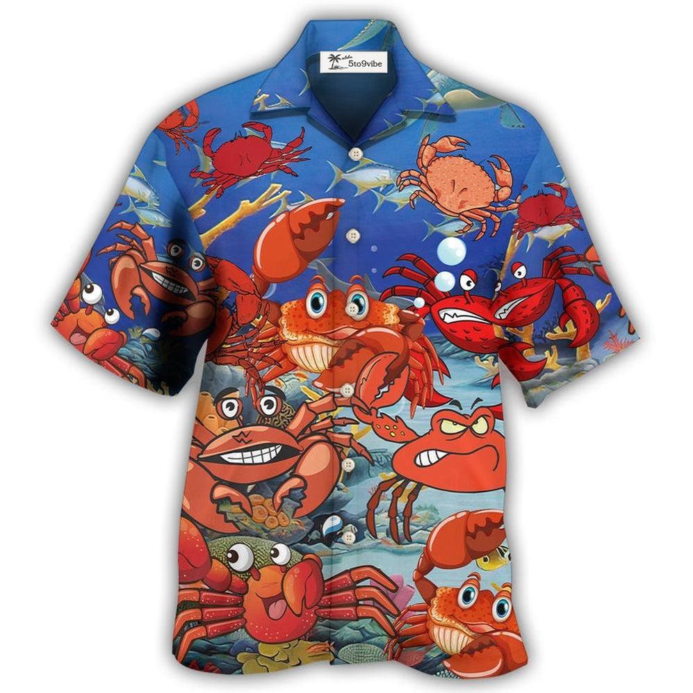 Hawaiian Shirt / Adults / S Crab Funny Crabs We Rule The Ocean - Hawaiian Shirt 