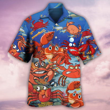 Crab Funny Crabs We Rule The Ocean - Hawaiian Shirt 
