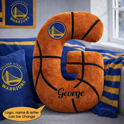 Basketball Pillow Custom Name and Logo All Teams Irregular-Shaped Pillow Custom