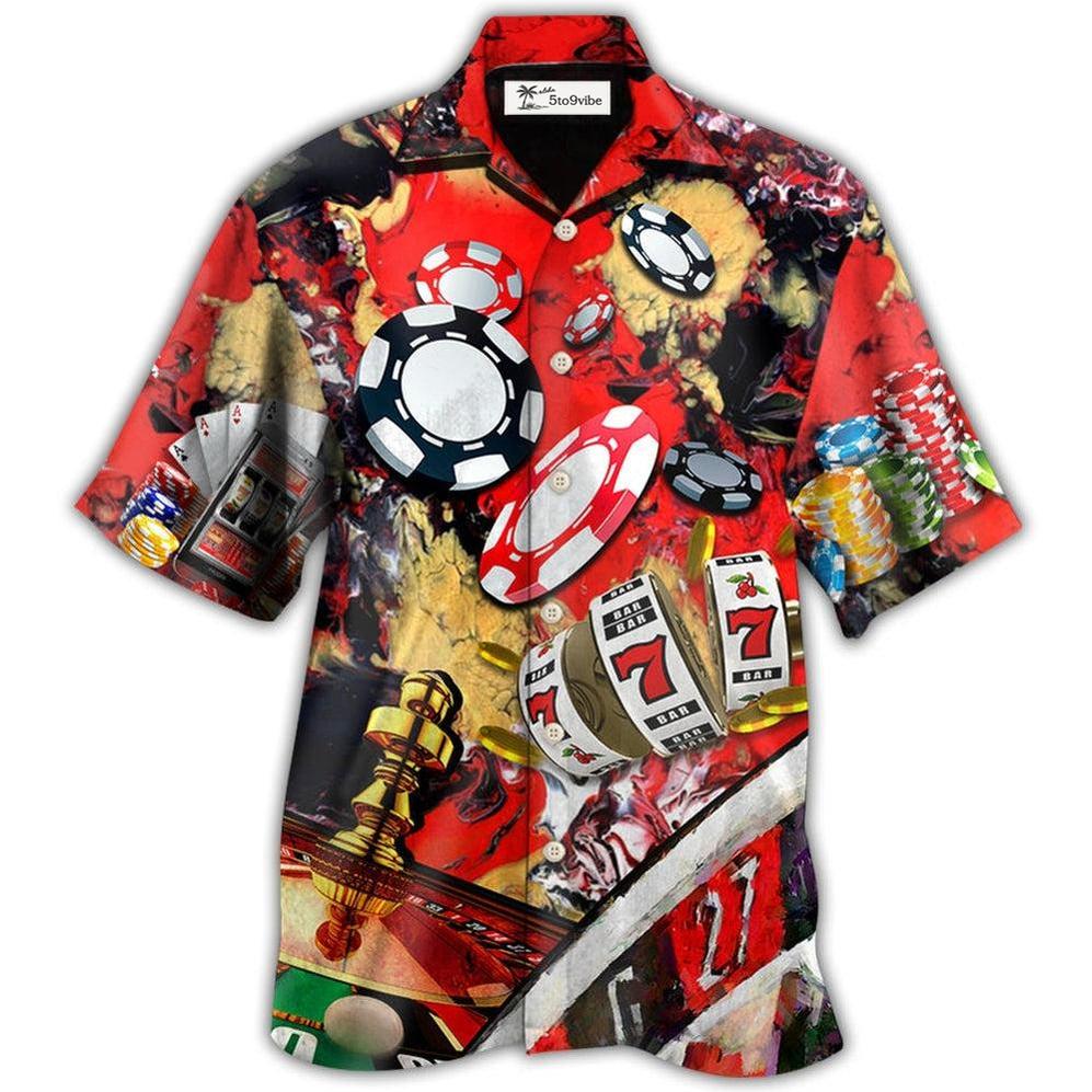 Hawaiian Shirt / Adults / S Gambling Casino Gambling Style - Hawaiian Shirt 