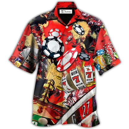 Hawaiian Shirt / Adults / S Gambling Casino Gambling Style - Hawaiian Shirt 